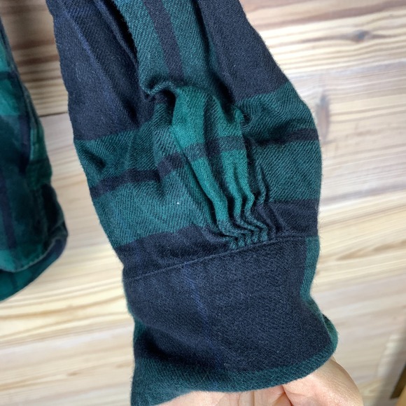 Brooks Brothers 346 Shirt Men Medium Flannel Tartan Plaid Original Polo Shirt - Picture 2 of 7